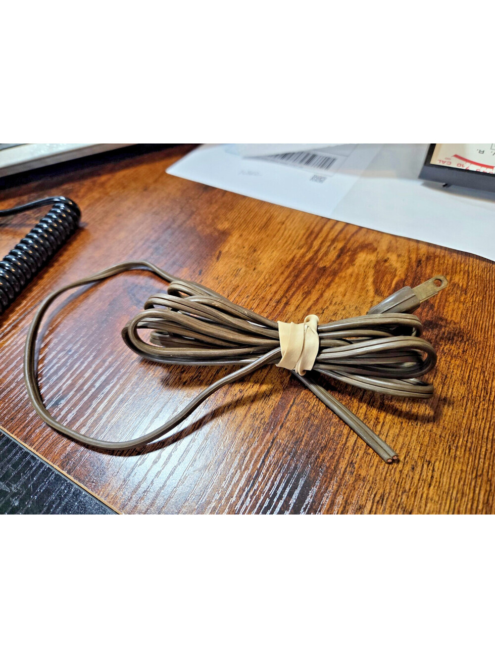 ORIGINAL BROWNING R-27 AC POWER CORD, GOOD SHAPE